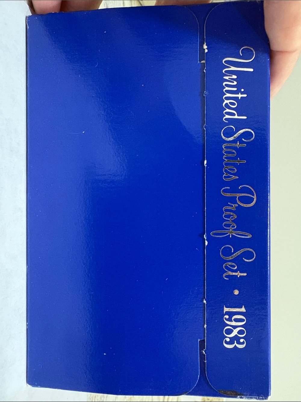 US Proof Set 1983 5 coin set - blue cover